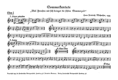 Viel Freuden mit sich bringet die schöne Sommerzeit (1935) [Bar:BA749-29]