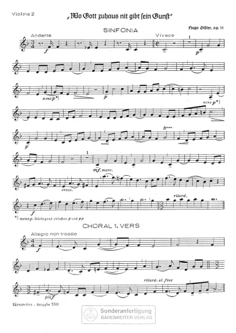 Wo Gott zuhaus nit gibt sein Gunst op. 11/1 (1933) [Bar:BA750-75]
