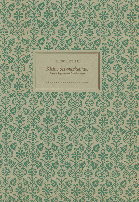 Kleine Sommerkantate op. post. (1942) [Bar:BA1064]