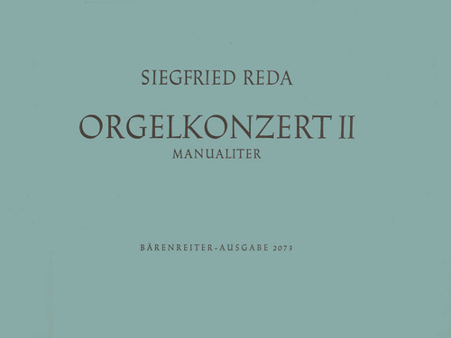 Orgelkonzert manualiter no. 2 (1947) [Bar:BA2073]