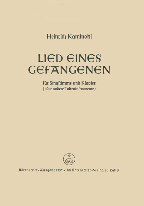 Lied eines (unbekannten) Gefangenen (1936) [Bar:BA2137]