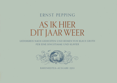 As ik hier dit Jaar wer (1946) [Bar:BA2253]