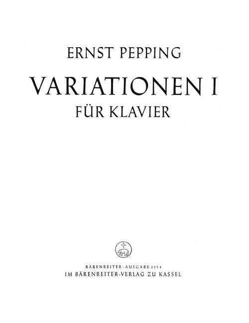 Variationen I (1948) [Bar:BA2254]