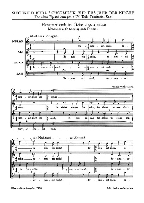 Erneuert euch im Geist [Bar:BA2350]