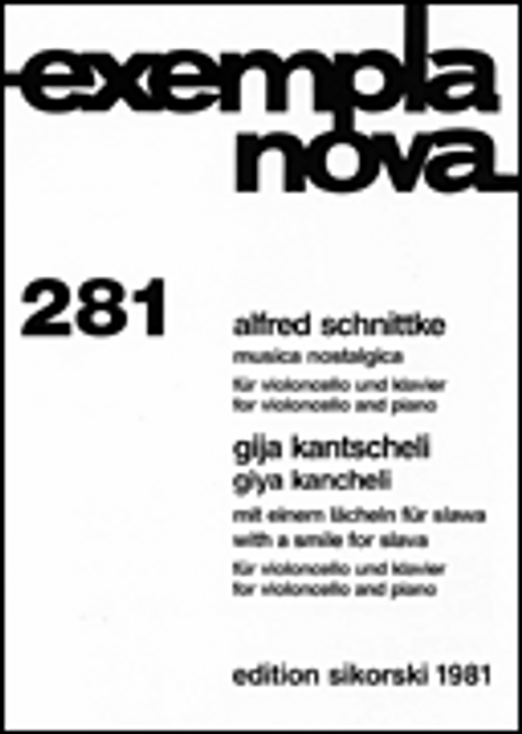 Schnittke, Alfred Schnittke - Musica Nostalgica and Giya Kancheli - With a Smile for Slava [HL:50485652]