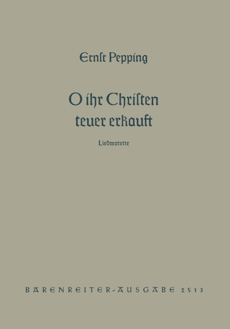 O ihr Christen teuer erkauft (1952) [Bar:BA2513]