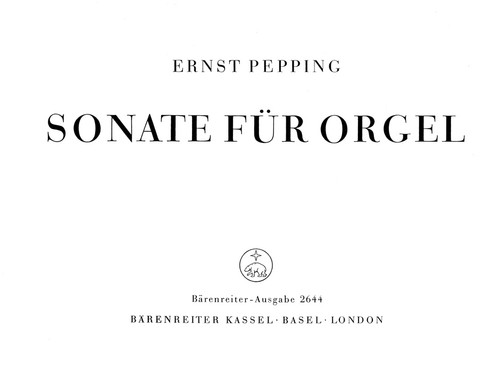 Sonate in drei Sätzen (1957) [Bar:BA2644]