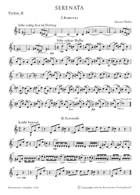 Serenata for String Orchestra (1956) [Bar:BA3256-75]