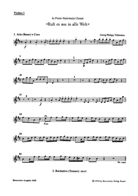 Ruft es aus in alle Welt [Bar:BA3468-74]