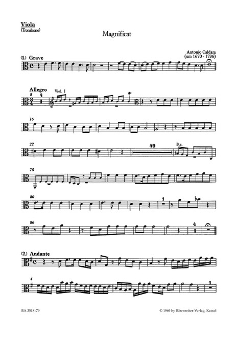 Magnificat C-Dur [Bar:BA3518-79]