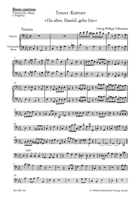 Du aber, Daniel, gehe hin [Bar:BA3583-86]