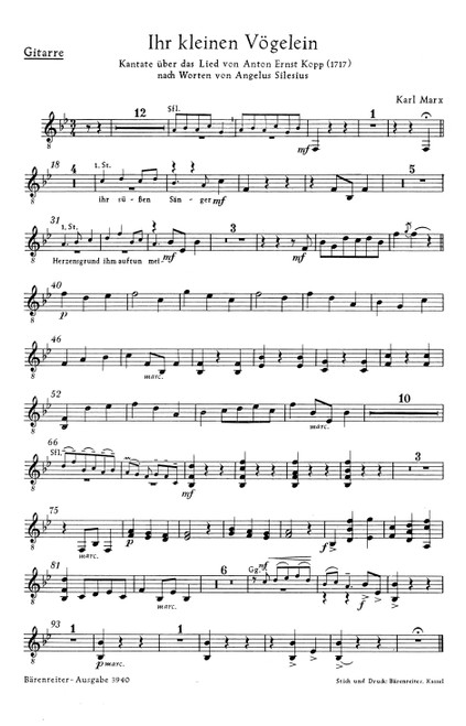 Ihr kleinen Vögelein [Bar:BA3940-71]