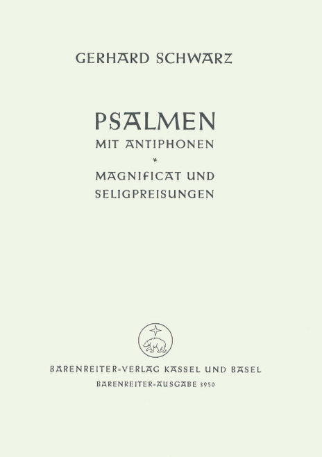Psalmen und Antiphonen - Magnificat - Seligpreisungen [Bar:BA3950]