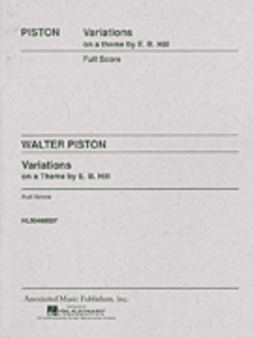 Variations on a Theme by Edward Burlingame Hill [HL:50488537]