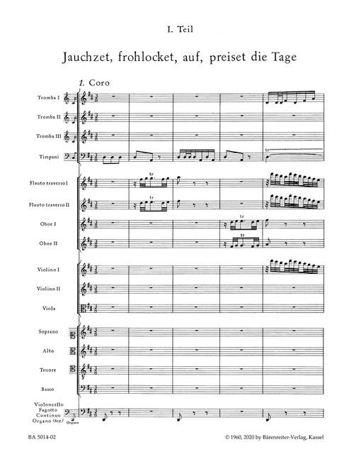 Christmas Oratorio BWV 248 [Bar:BA5014-02]