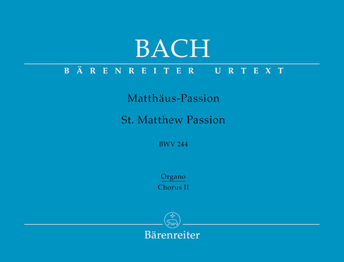 St. Matthew Passion BWV 244 [Bar:BA5038-61]