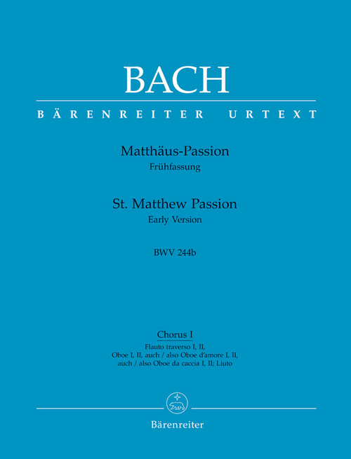 St. Matthew Passion BWV 244b [Bar:BA5099-65]