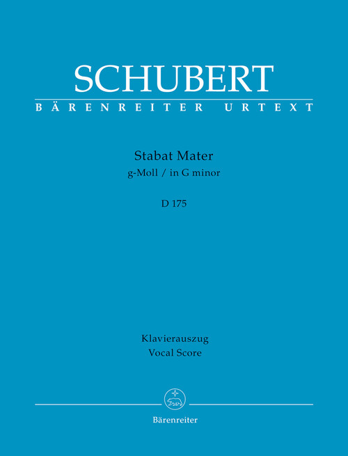 Stabat Mater in G minor D 175 [Bar:BA5656-90]