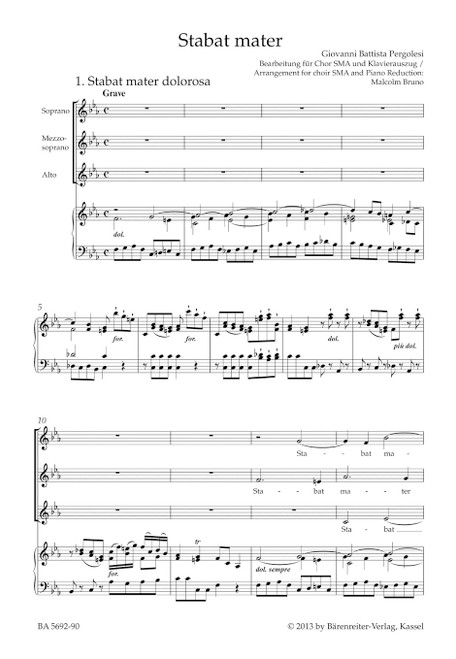 Stabat mater [Bar:BA5692-90]