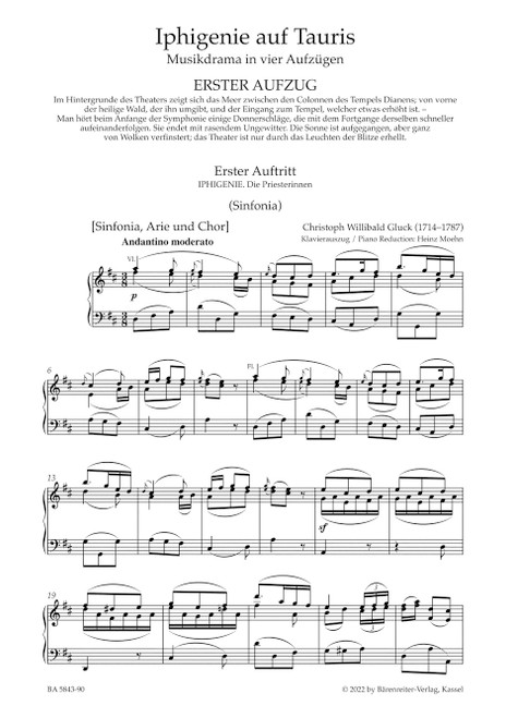 Iphigenie auf Tauris [Bar:BA5843-90]