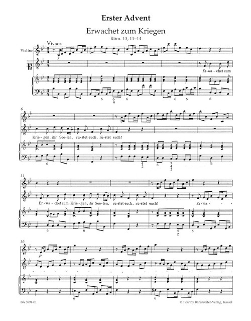 Harmonischer Gottesdienst [Bar:BA5894-01]