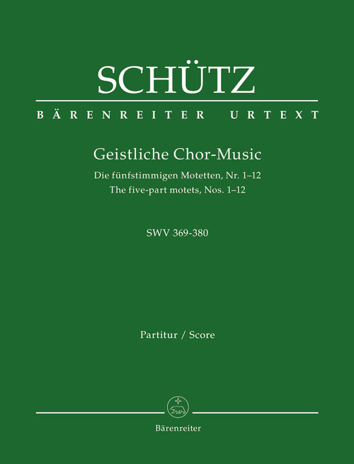 Geistliche Chor-Music SWV 369-380 [Bar:BA5901]