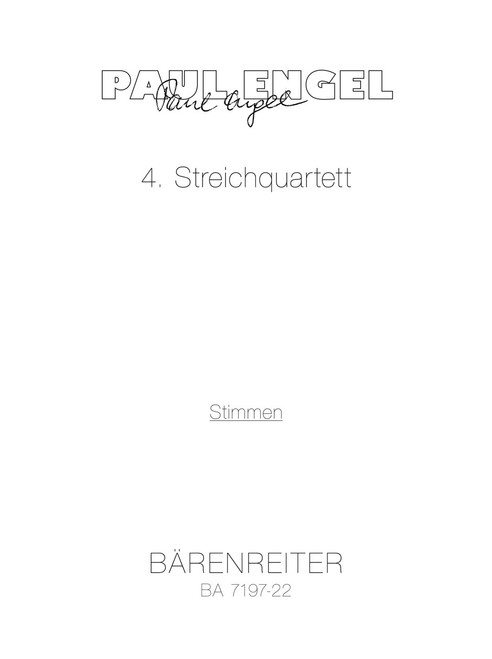 4. Streichquartett (1988) [Bar:BA7197-22]