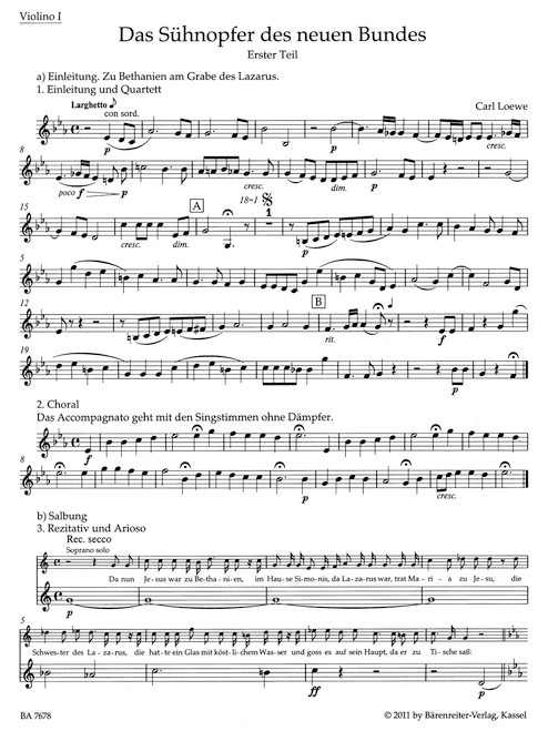 Das Sühnopfer des neuen Bundes WoO [Bar:BA7678-74]