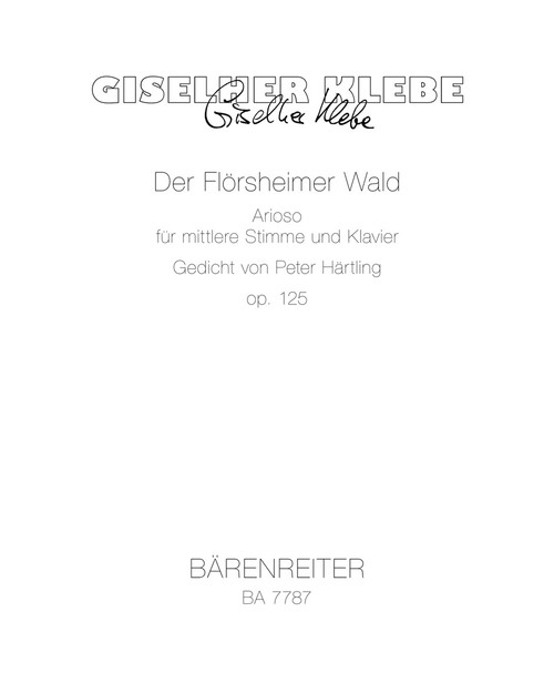 Der Flörsheimer Wald op. 125 [Bar:BA7787]