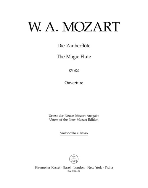 The Magic Flute K. 620 [Bar:BA8806-82]