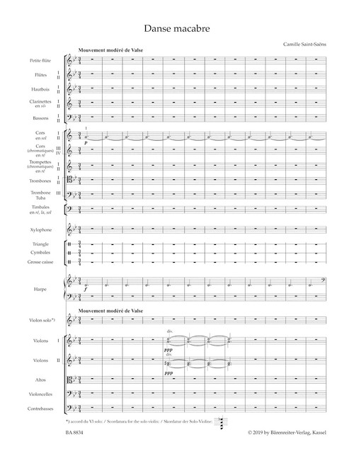 Danse macabre op. 40 [Bar:BA8834]