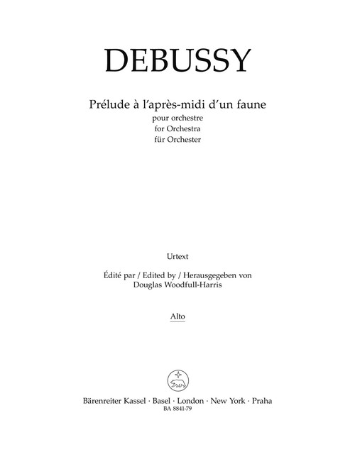 Prelude to the Afternoon of a Faun for Orchestra [Bar:BA8841-79]