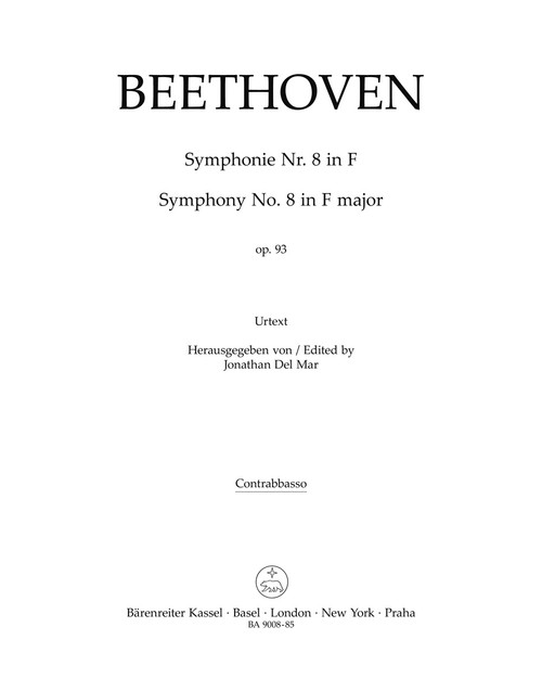 Symphony no. 8 in F major op. 93 [Bar:BA9008-85]