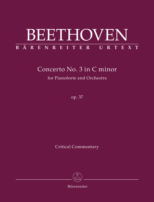 Concerto for Pianoforte and Orchestra no. 3 in C minor op. 37 [Bar:BA9023-40]
