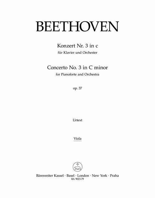 Concerto for Pianoforte and Orchestra no. 3 in C minor op. 37 [Bar:BA9023-79]