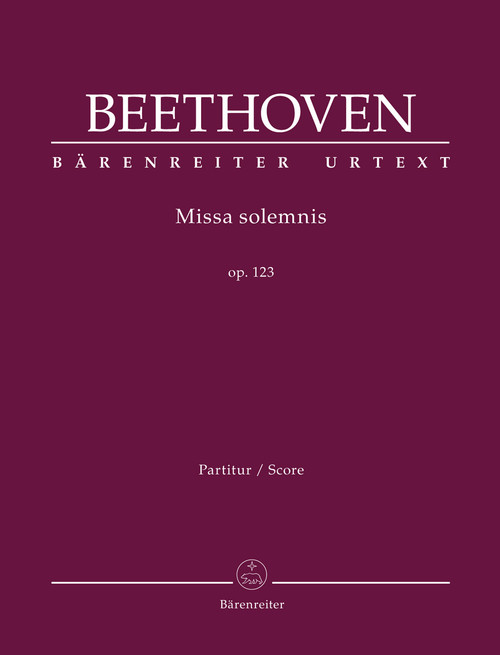 Missa solemnis op. 123 [Bar:BA9038]