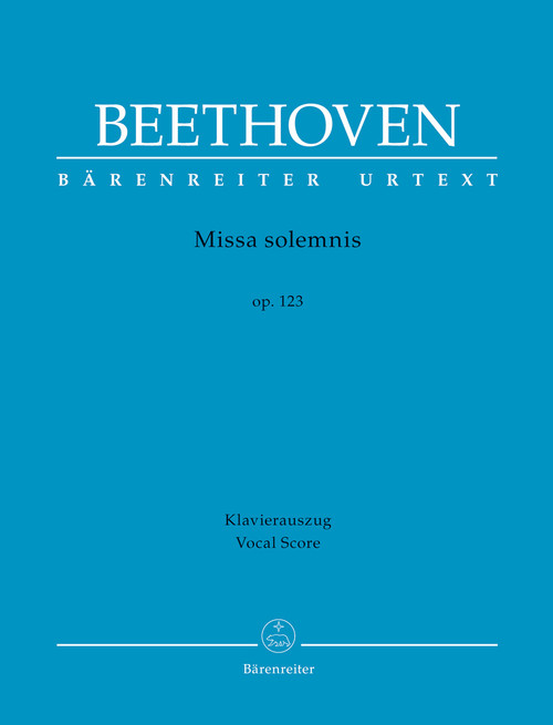 Missa solemnis op. 123 [Bar:BA9038-90]
