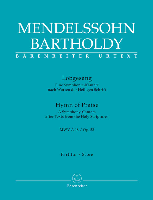 Lobgesang / Hymn of Praise op. 52 MWV A 18 [Bar:BA9092]