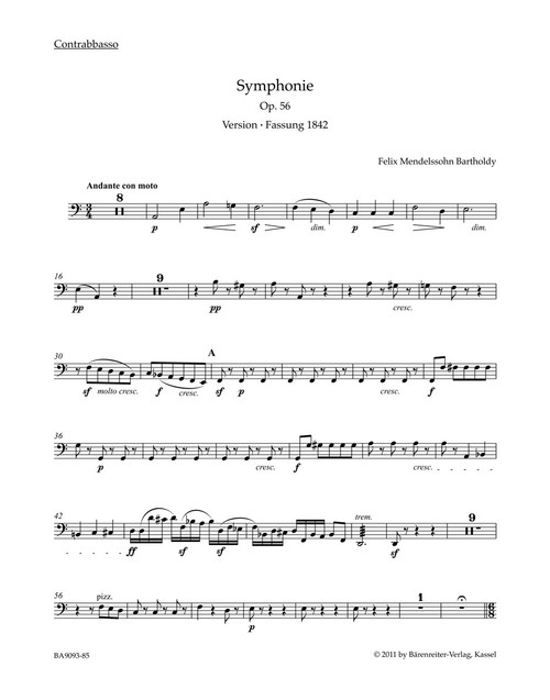 Symphony in A minor op. 56 "Scottish" (1842-1843) [Bar:BA9093-85]