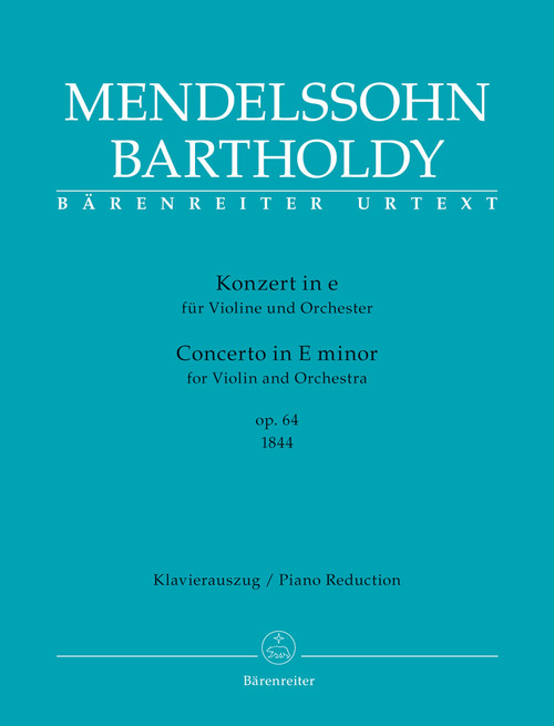 Concerto for Violin and Orchestra in E minor op. 64 [Bar:BA9099-92]