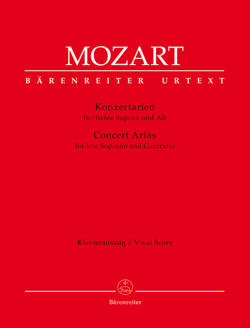 Concert Arias for low Soprano and Contralto [Bar:BA9183]