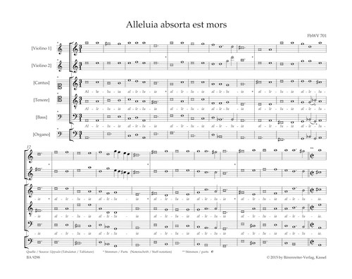 Works for Ensemble and Catalogue of the Complete Works (FbWV) [Bar:BA9298]