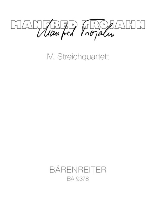 IV. Streichquartett (2009) [Bar:BA9378]