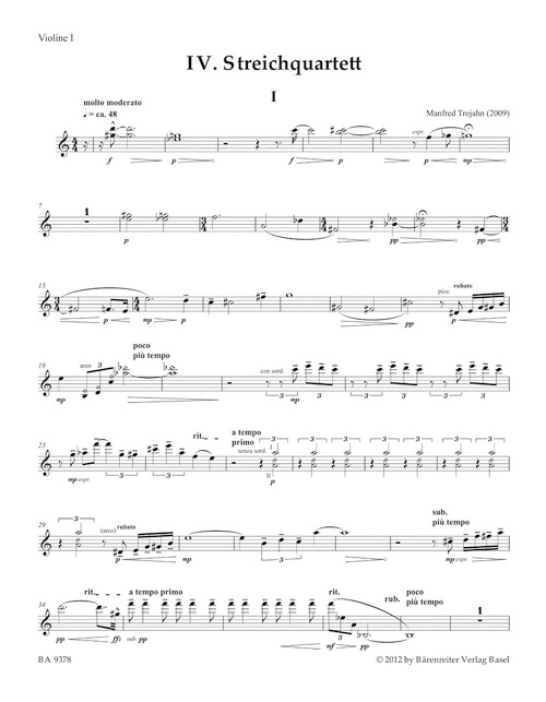 IV. Streichquartett (2009) [Bar:BA9378-22]
