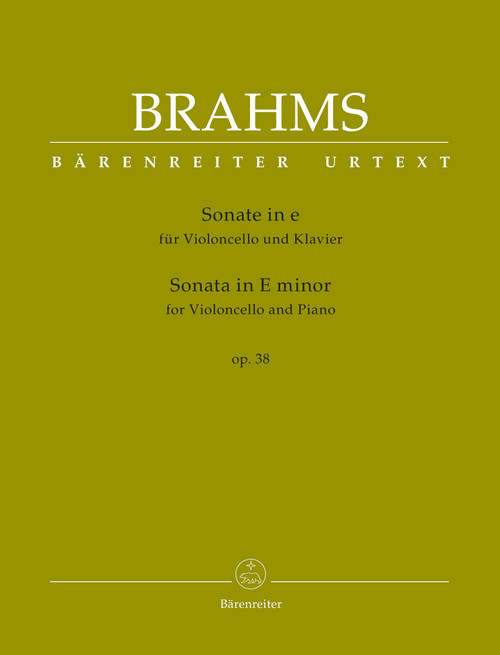 Sonata for Violoncello and Piano in E minor op. 38 [Bar:BA9429]
