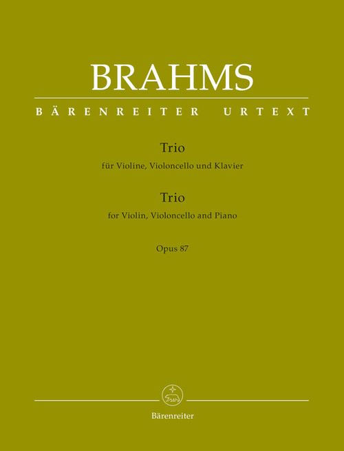 Trio for Violin, Violoncello and Piano op. 87 [Bar:BA9436]
