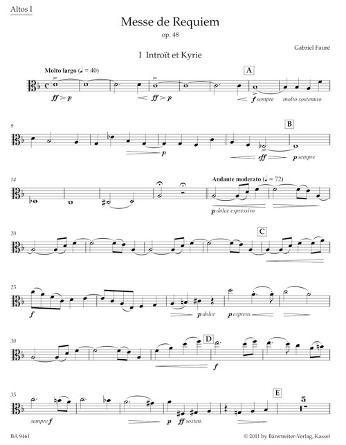 Messe de Requiem op. 48 N 97b [Bar:BA9461-79]