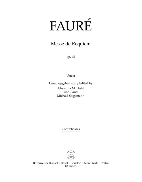 Messe de Requiem op. 48 N 97b [Bar:BA9461-85]
