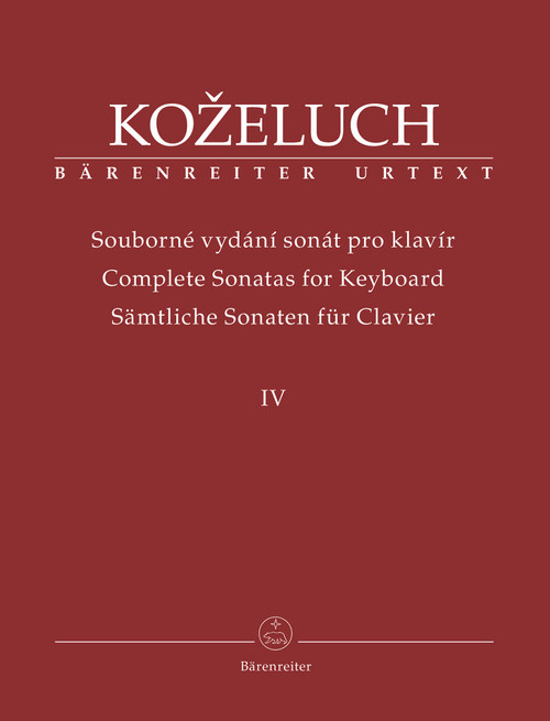 Complete Sonatas for Keyboard IV [Bar:BA9514]