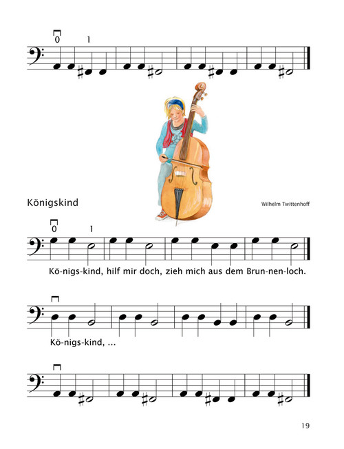 Früher Anfang auf dem Kontrabass, Band 1 [Bar:BA9660]